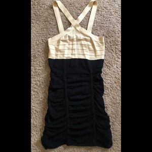 Black and Cream Minidress